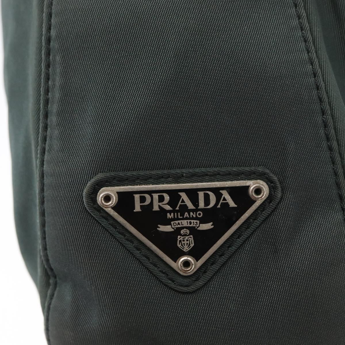Prada Vintage Shoulder Bag Tessuto, GREEN, NYLON, Shoulder bag
