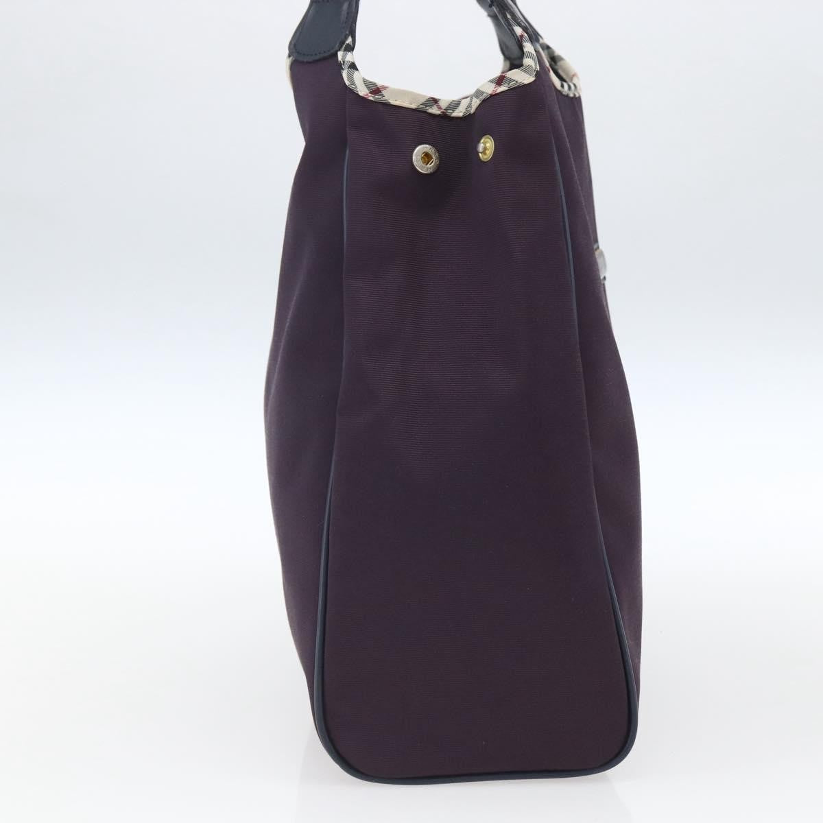 Burberry Nova Check Tote Nylon, PURPLE, NYLON, Tote bag