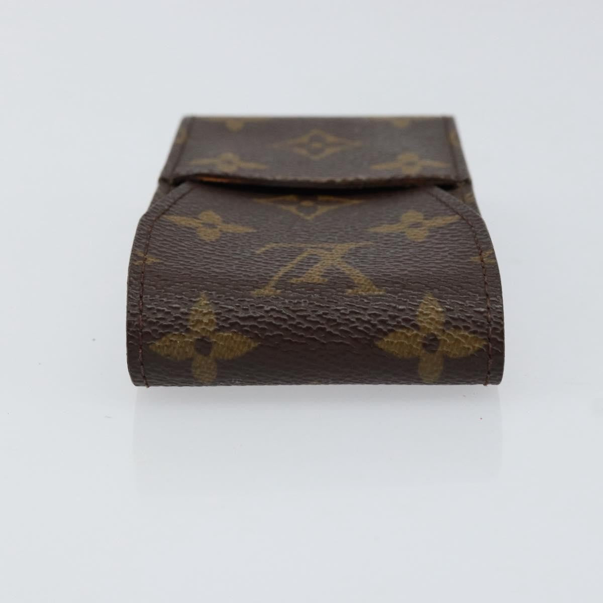 Louis Vuitton Etui Cigarette Case Monogram canvas, BROWN, CANVAS, Toiletry Case
