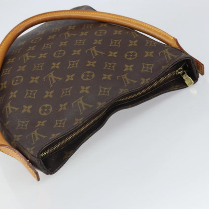 Louis Vuitton Looping Handbag Monogram Canvas, BROWN, CANVAS, Shoulder bag