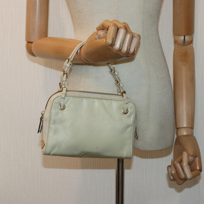 Prada Vintage Handbag Tessuto, BEIGE, NYLON, Handbag