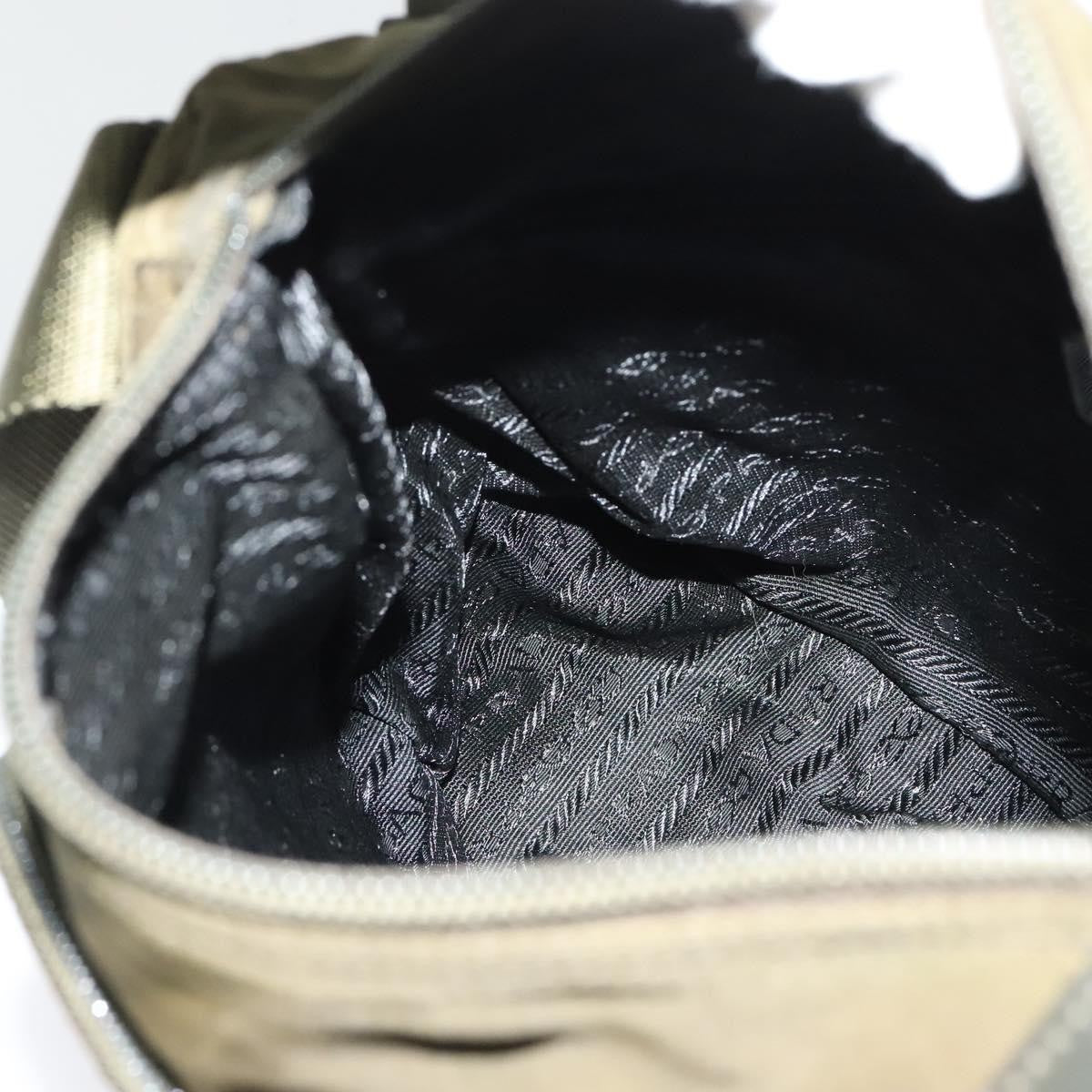Prada Buckle Messenger Bag Tessuto, KHAKI, NYLON, Shoulder bag