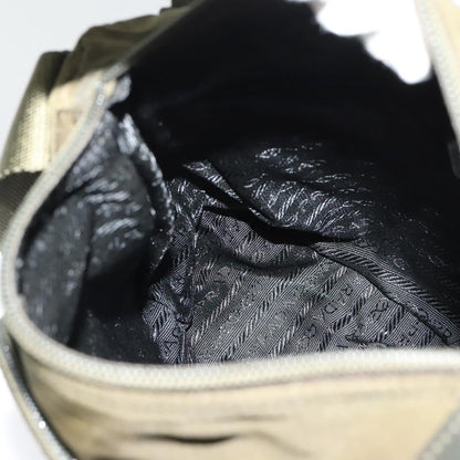 Prada Buckle Messenger Bag Tessuto, KHAKI, NYLON, Shoulder bag
