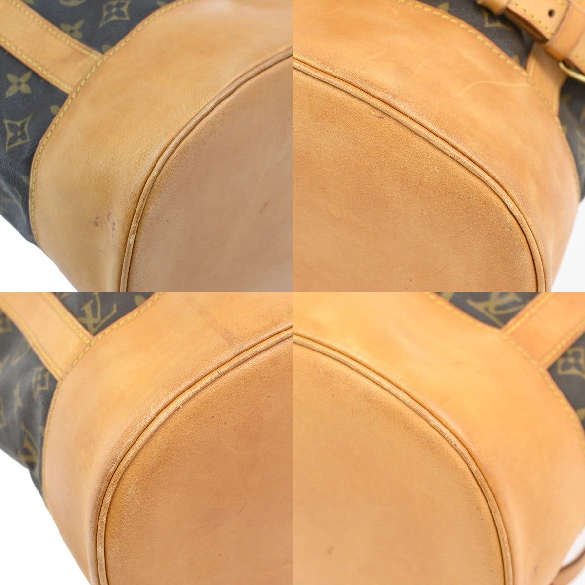 Louis Vuitton Randonnee Backpack Monogram Canvas, BROWN, CANVAS, Shoulder bag