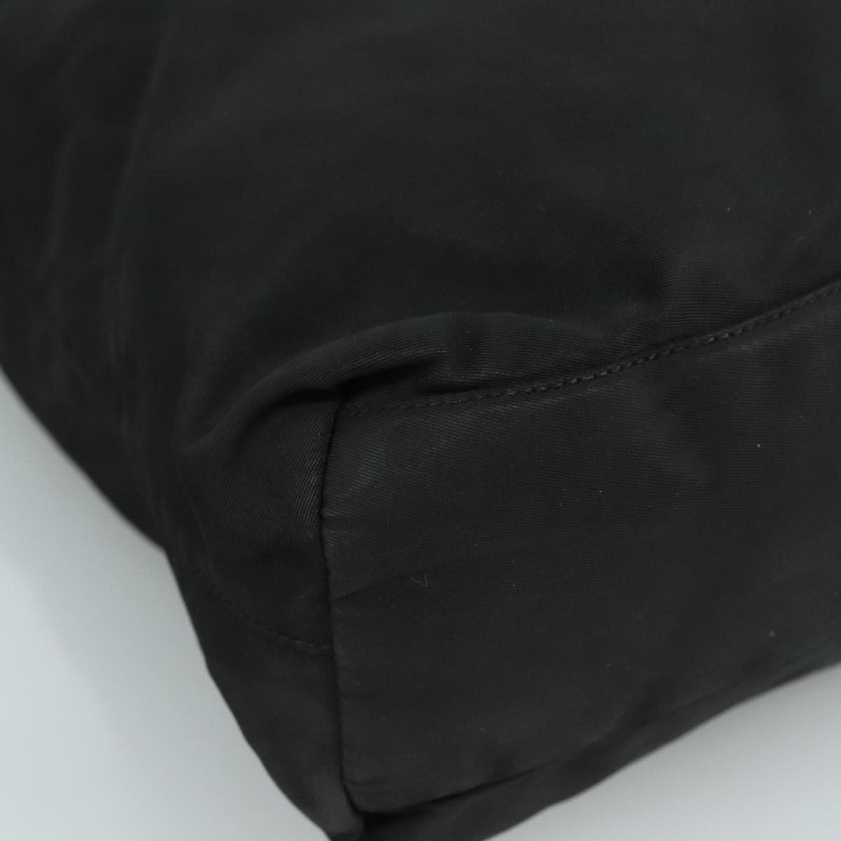 Prada Flat Messenger Bag Tessuto, BLACK, NYLON, Shoulder bag