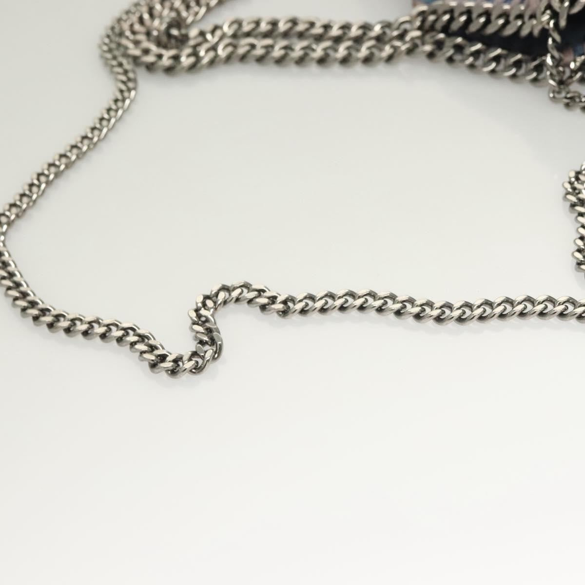 Stella McCartney Falabella Fold Over Crossbody Bag Suede, BLUE, SUEDE, Crossbody bag