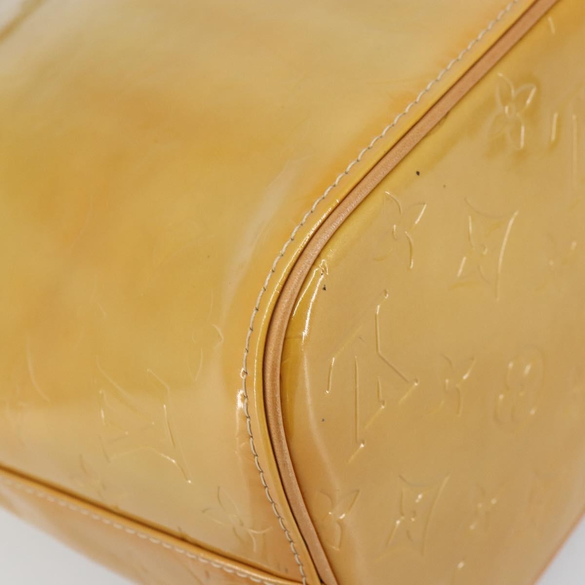 Louis Vuitton Houston Handbag Monogram Vernis, BEIGE, PATENT_LEATHER, Handbag