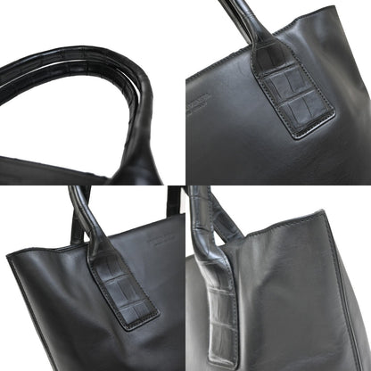 Bottega Veneta Cabat Tote Intrecciato Leather, BLACK, LEATHER, Tote bag