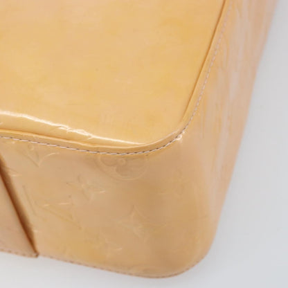 Louis Vuitton Columbus Handbag Monogram Vernis, Beige, Patent Leather, Tote Bag