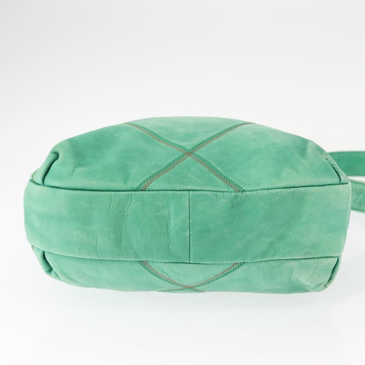 Loewe Vintage Shoulder Bag Leather, GREEN, LEATHER, Shoulder bag