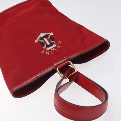 Celine Handbag Canvas, RED, CANVAS, Handbag