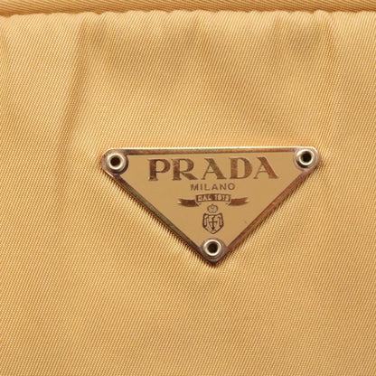Prada Vintage Handbag Canvas, GOLD, NYLON, Handbag
