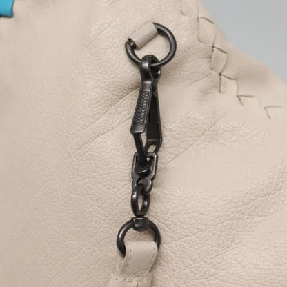 Bottega Veneta Open Tote Canvas with Intrecciomirage Leather, BEIGE, LEATHER, Tote bag