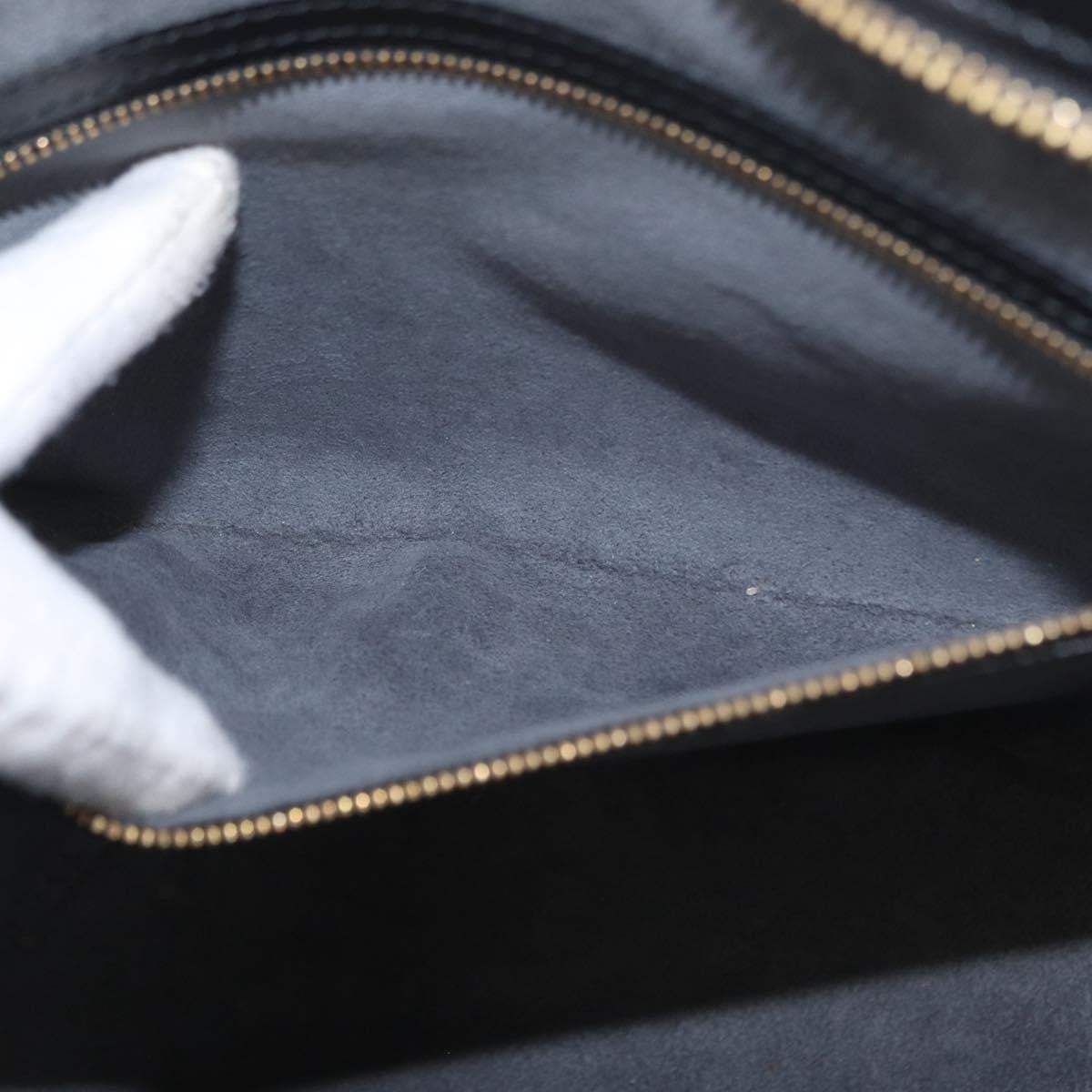 Louis Vuitton Saint Jacques Handbag Epi Leather, BLACK, LEATHER, Shoulder bag