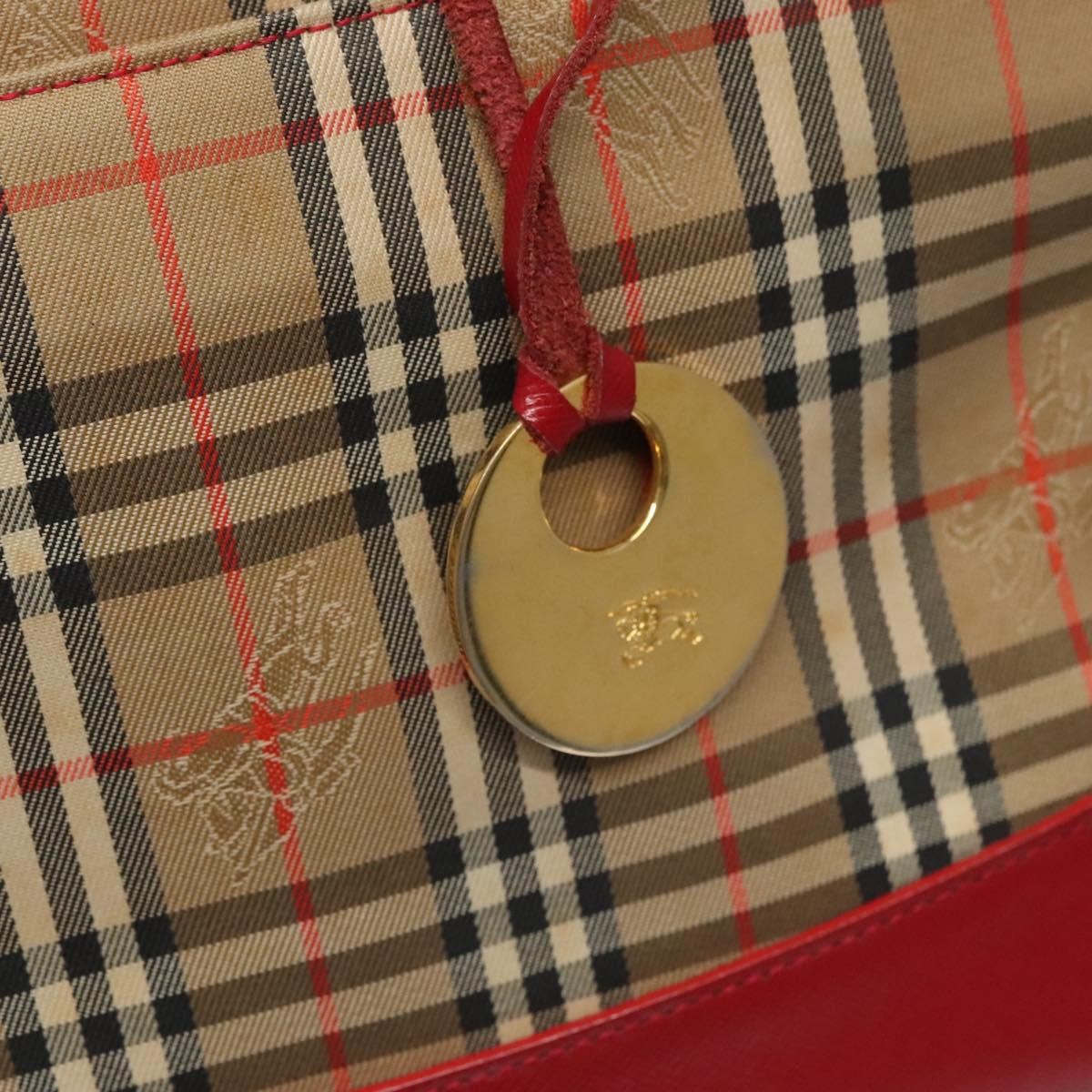 Burberry Nova Check Handbag Nova Check Canvas, BEIGE, CANVAS, Handbag