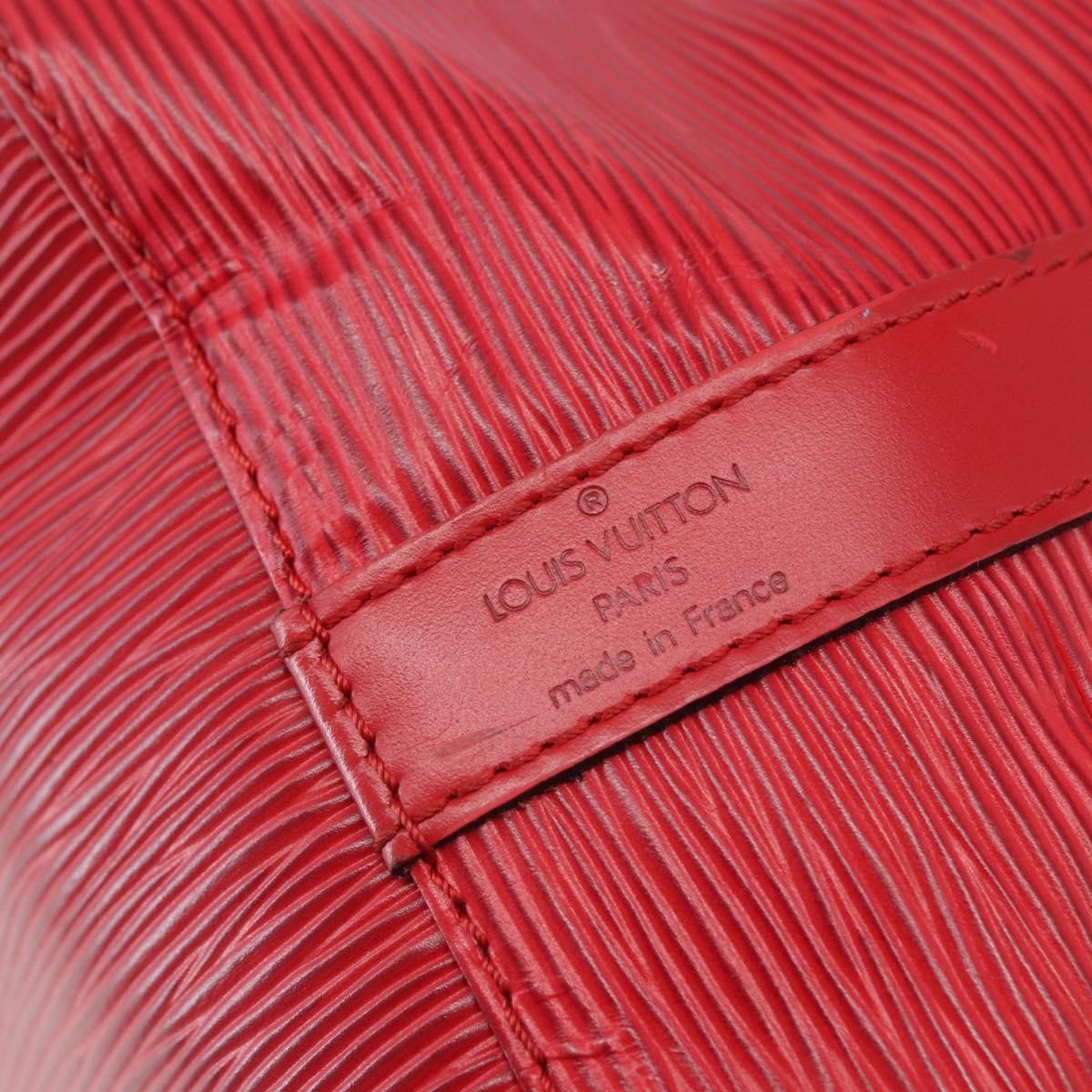 Louis Vuitton Petit Noe Handbag Epi Leather, RED, LEATHER, Handbag