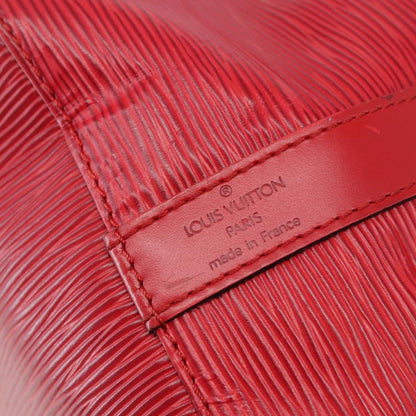 Louis Vuitton Petit Noe Handbag Epi Leather, RED, LEATHER, Handbag