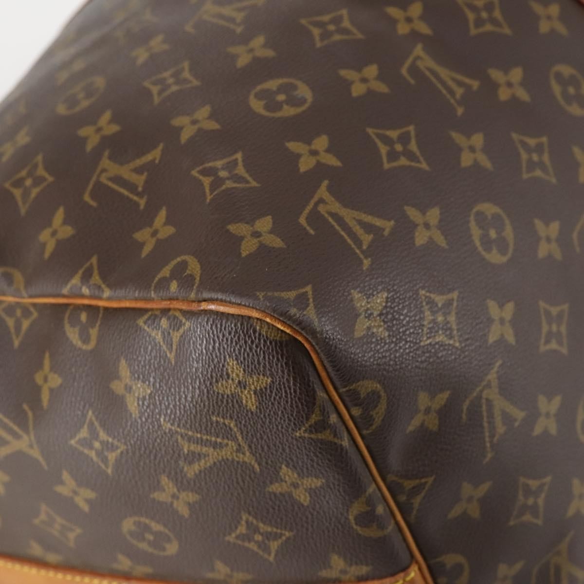 Louis Vuitton Keepall Bandouliere Bag Monogram Canvas, BROWN, CANVAS, Travel bag