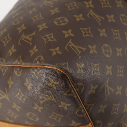 Louis Vuitton Keepall Bandouliere Bag Monogram Canvas, BROWN, CANVAS, Travel bag