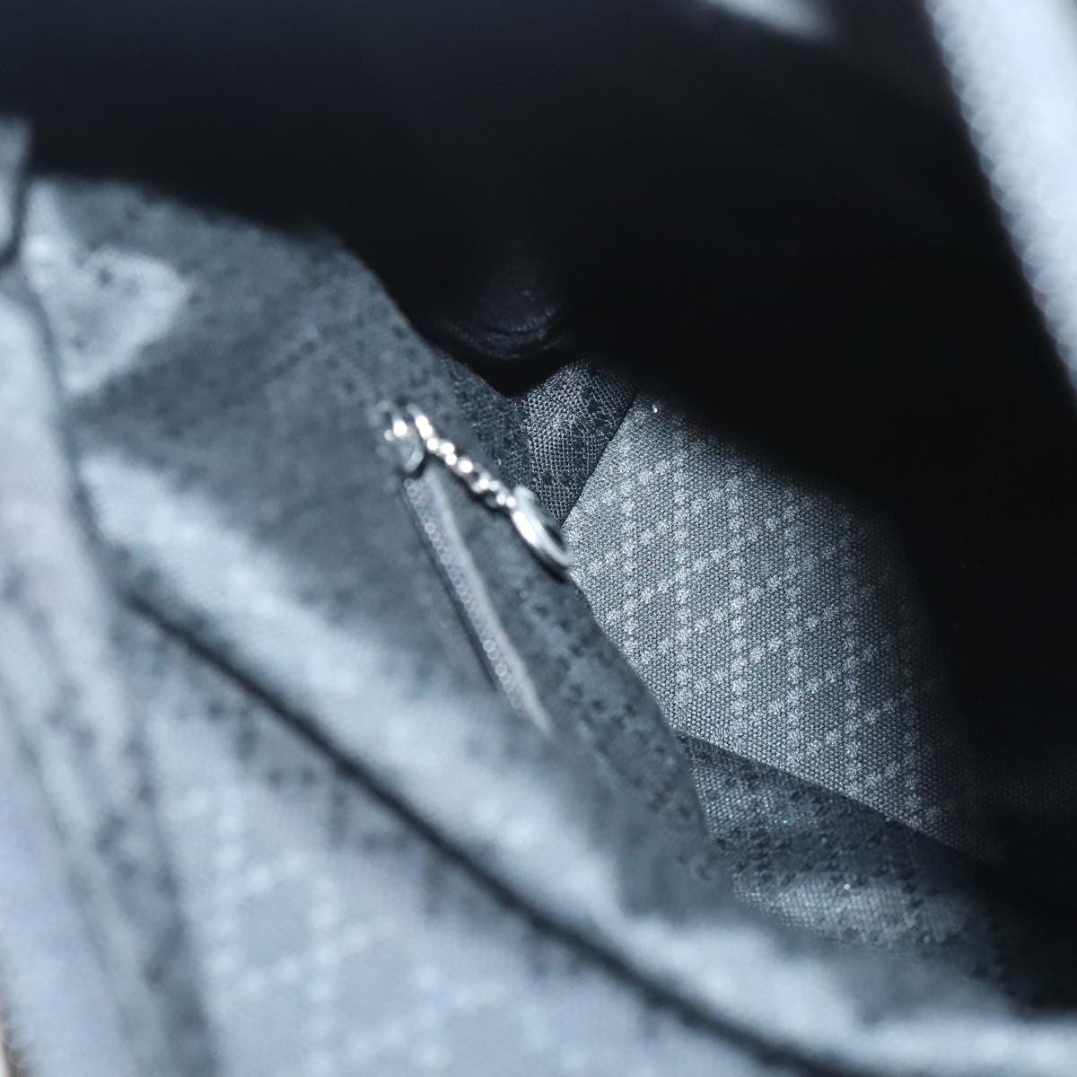 Gucci Bamboo Zip Pouch Nylon & Leather, BLACK, NYLON, Clutche & pouche