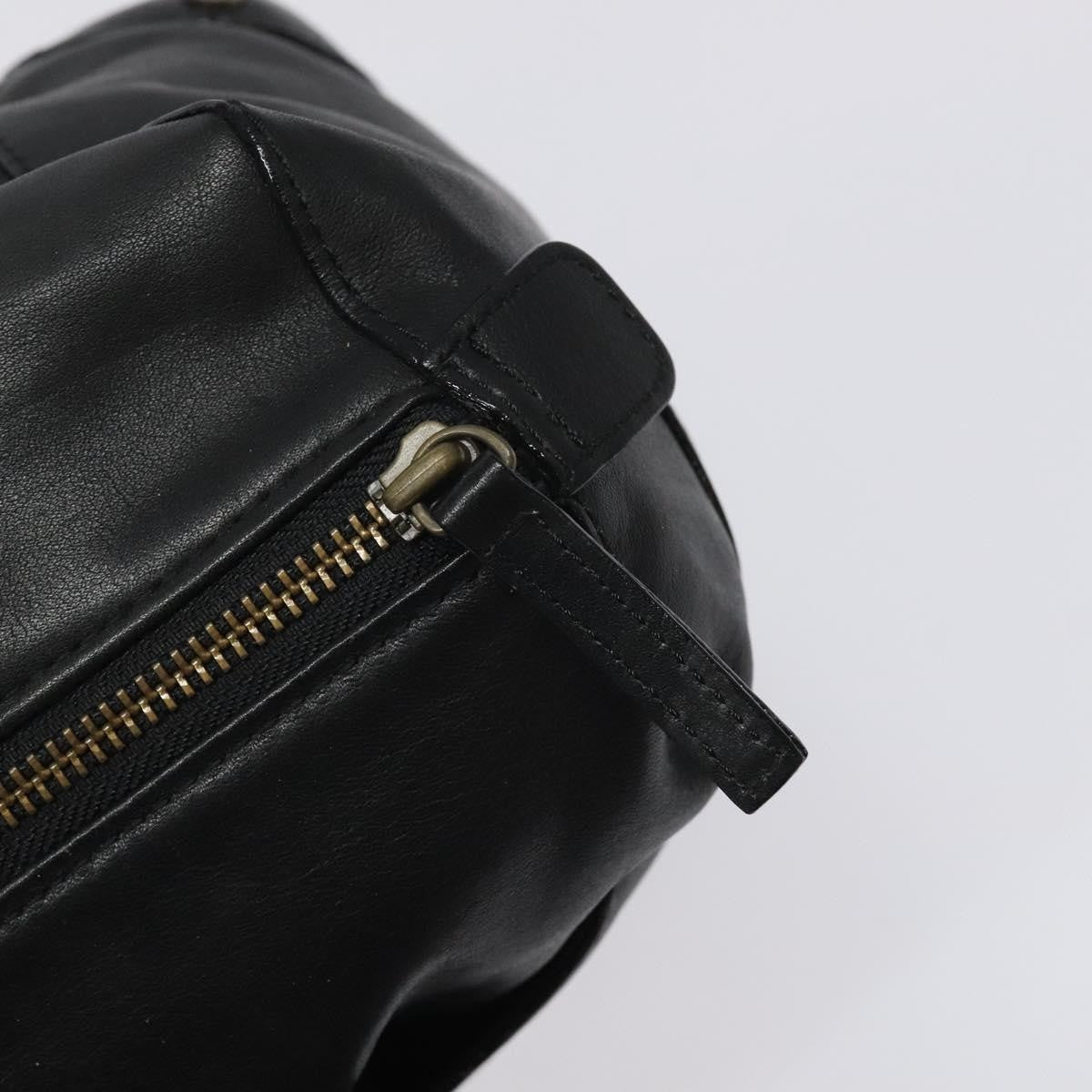 Chloe Vintage Shoulder Bag Leather, BLACK, LEATHER, Shoulder bag