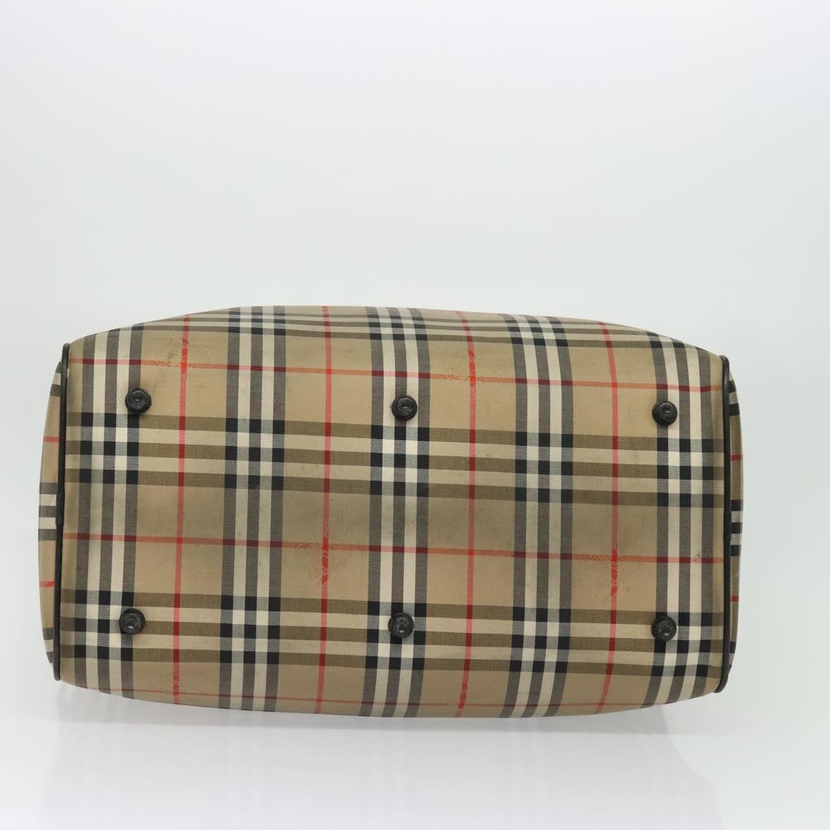 Burberry Nova check boston bag Canvas, BEIGE, CANVAS, Travel bag