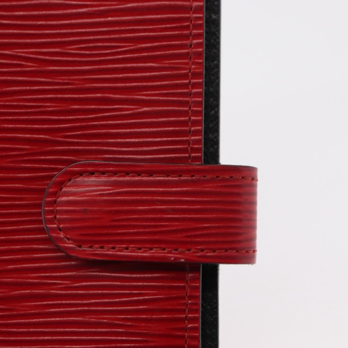 Louis Vuitton Agenda Cover Epi Leather, RED, LEATHER, Wallets