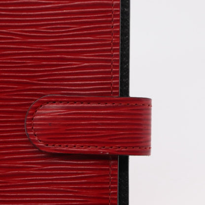 Louis Vuitton Agenda Cover Epi Leather, RED, LEATHER, Wallets