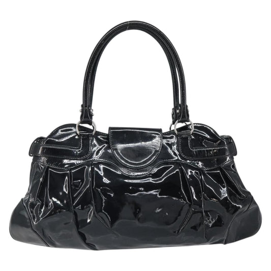 Salvatore Ferragamo Marisa Crossbody Patent leather, BLACK, PATENT_LEATHER, Handbag