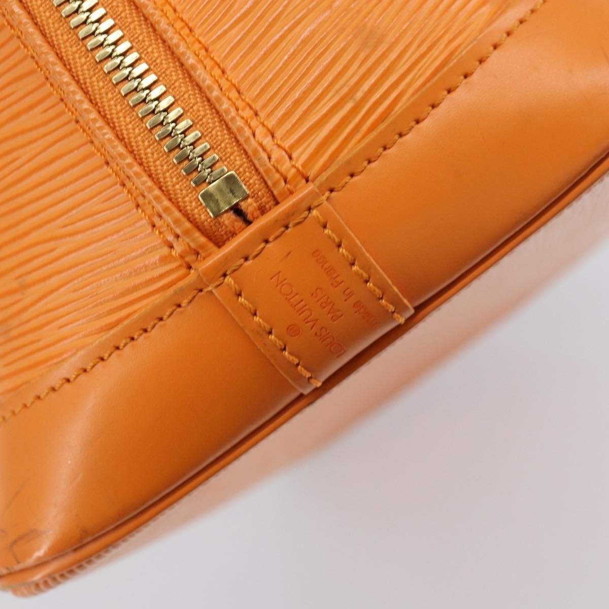 Louis Vuitton Vintage Alma Handbag Epi Leather, ORANGE, LEATHER, Handbag