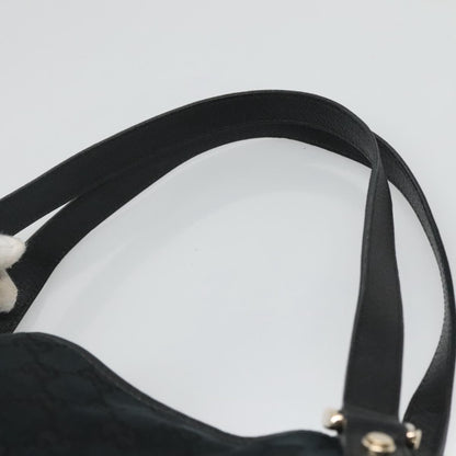 Gucci Abbey Shoulder Bag GG Canvas, BLACK, CANVAS, Shoulder bag