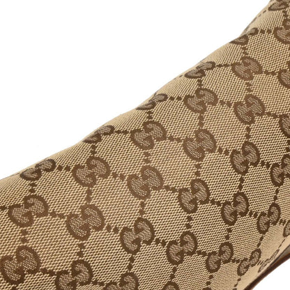 Gucci Abbey Pochette GG Coated Canvas, BEIGE, CANVAS, Clutche & pouche