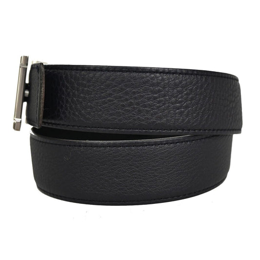 Hermes Constance Reversible Belt Leather, NAVY, LEATHER, Belts