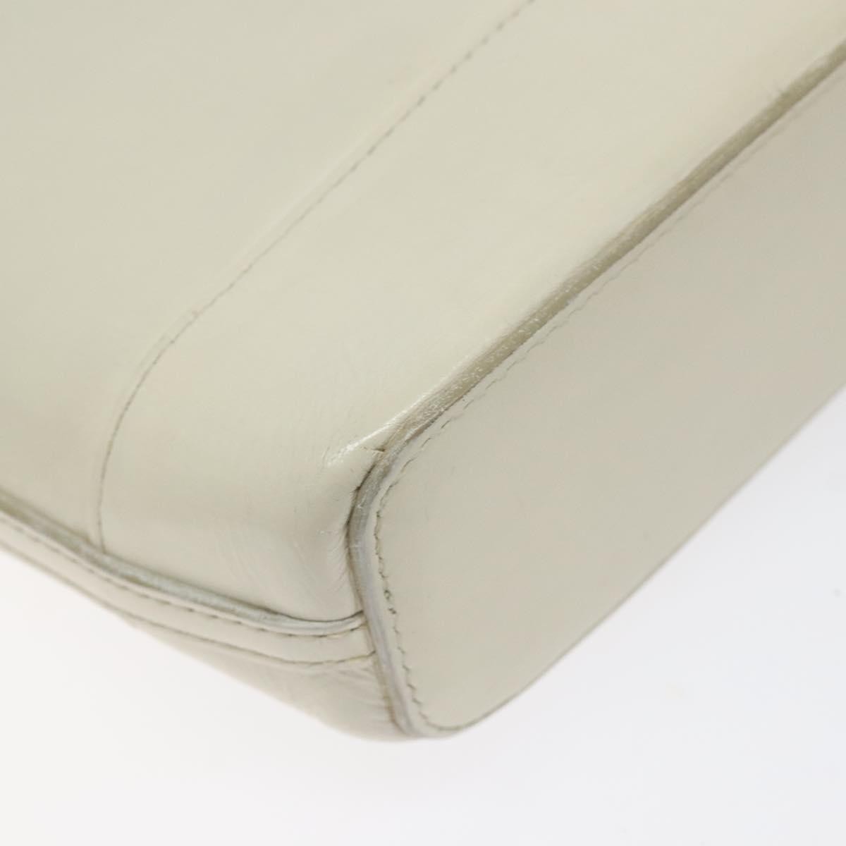 Burberry Flap Shoulder Bag Leather, WHITE, LEATHER, Shoulder bag