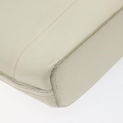 Burberry Flap Shoulder Bag Leather, WHITE, LEATHER, Shoulder bag