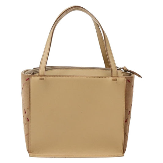 Burberry Vintage Handbag Leather, BEIGE, LEATHER, Handbag