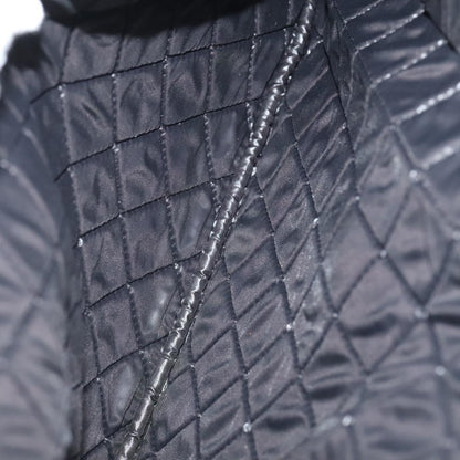 Chanel Pearl O Case Clutch Quilted Lambskin and Calfskin, BLACK, LEATHER, Clutche & pouche