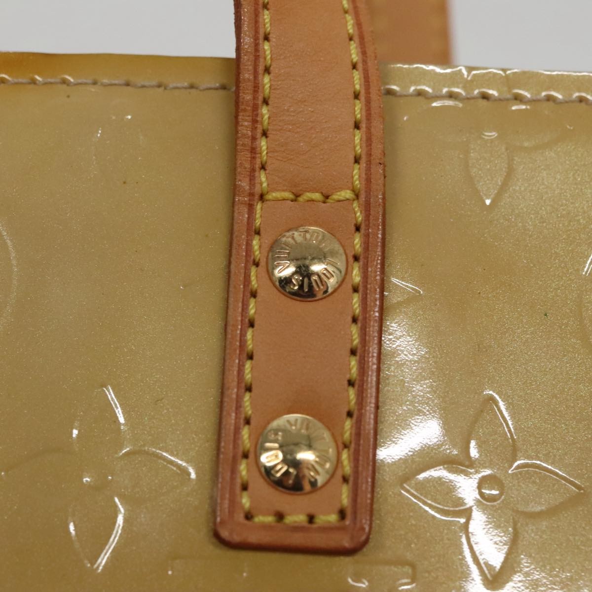 Louis Vuitton Reade Handbag Monogram Vernis, BEIGE, PATENT_LEATHER, Handbag