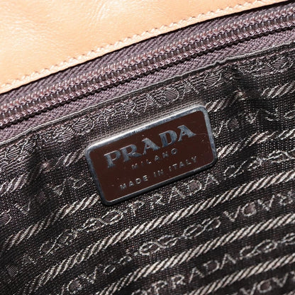 Prada Vintage Shoulder Bag Leather, BROWN, LEATHER, Shoulder bag