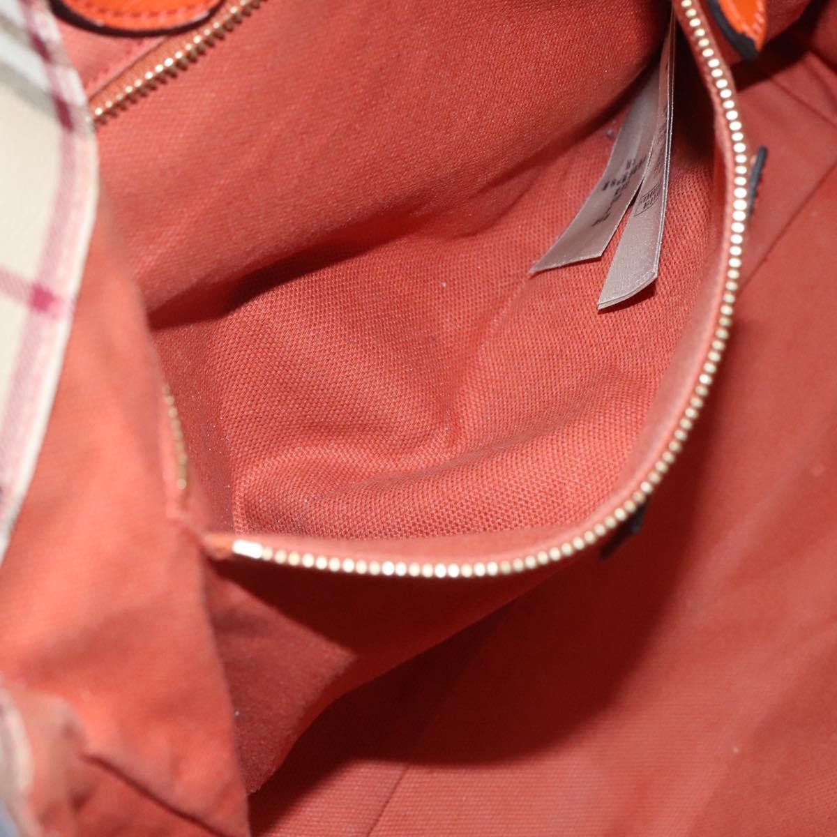 Burberry Canterbury Panels Tote Haymarket Coated Canvas and Leather, BEIGE, CANVAS, Tote bag