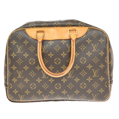 Louis Vuitton Deauville Handbag Monogram Canvas, BROWN, CANVAS, Handbag