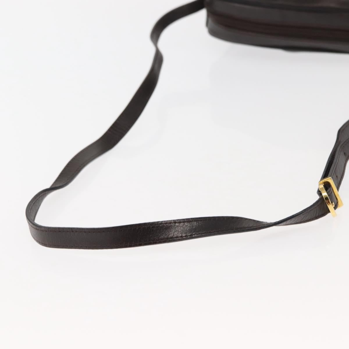 Salvatore Ferragamo Vara Bow camera Shoulder Bag Leather, BROWN, LEATHER, Shoulder bag