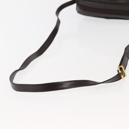 Salvatore Ferragamo Vara Bow camera Shoulder Bag Leather, BROWN, LEATHER, Shoulder bag