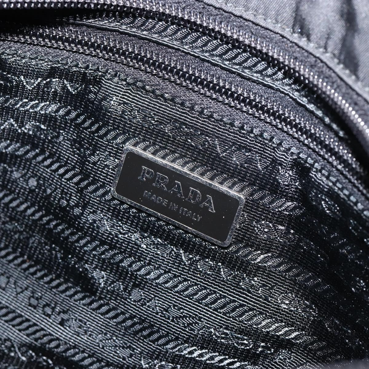Prada Flat Messenger Bag Tessuto, BLACK, NYLON, Shoulder bag