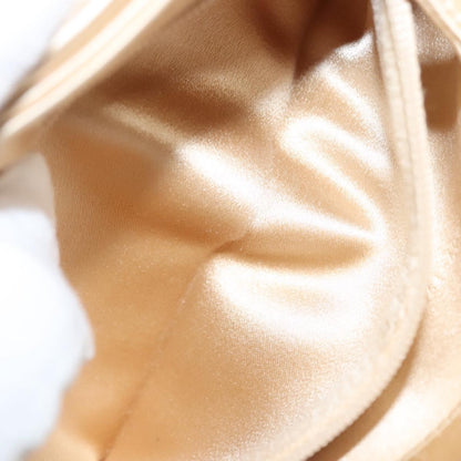 Gucci Chain Flap Shoulder Bag Satin, BEIGE, GOLD, Shoulder bag