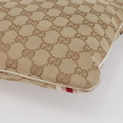 Gucci Jolicoeur Messenger Bag GG Canvas, BEIGE, CANVAS, Shoulder bag