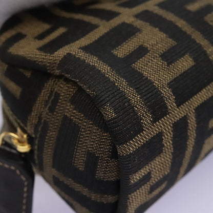 Fendi Vintage Toiletry Pouch Zucca Canvas, BROWN, CANVAS, Clutche & pouche