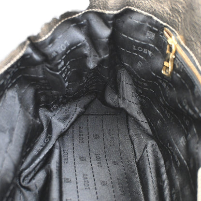 Loewe Anagram Tote Leather, GOLD, LEATHER, Tote bag