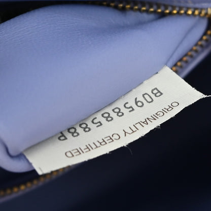 Bottega Veneta Clip Flap Bag Boucle with Crystals, BLUE, CANVAS, Shoulder bag