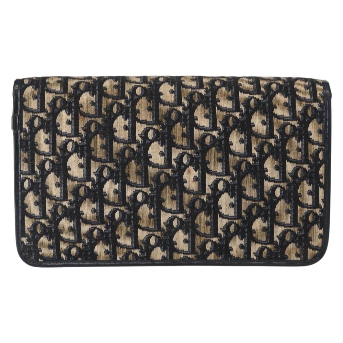 Christian Dior Vintage CD trotter Shoulder bag Canvas, BROWN, CANVAS, Shoulder bag